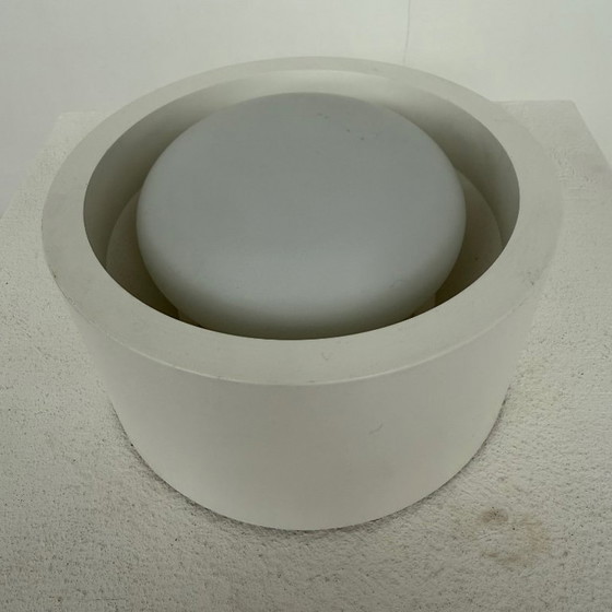 Image 1 of Plafond/wandlamp wit bakeliet jaren 70