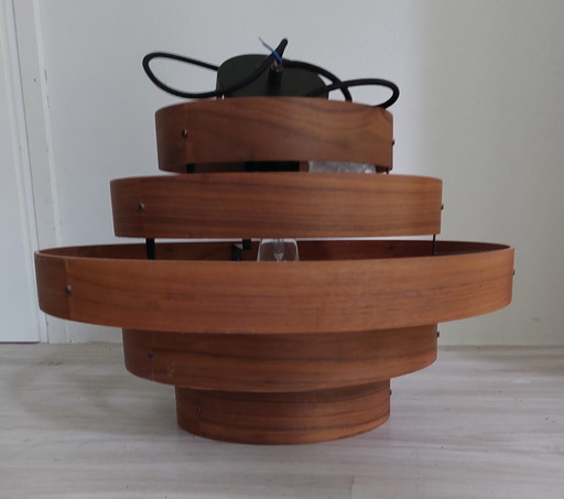 Dutch design pendant lamp black walnut