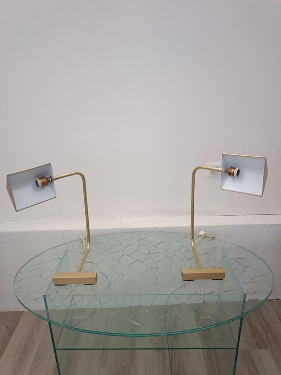 Image 1 of Paire de lampes contrepoids par Cedric Hartman 1960s