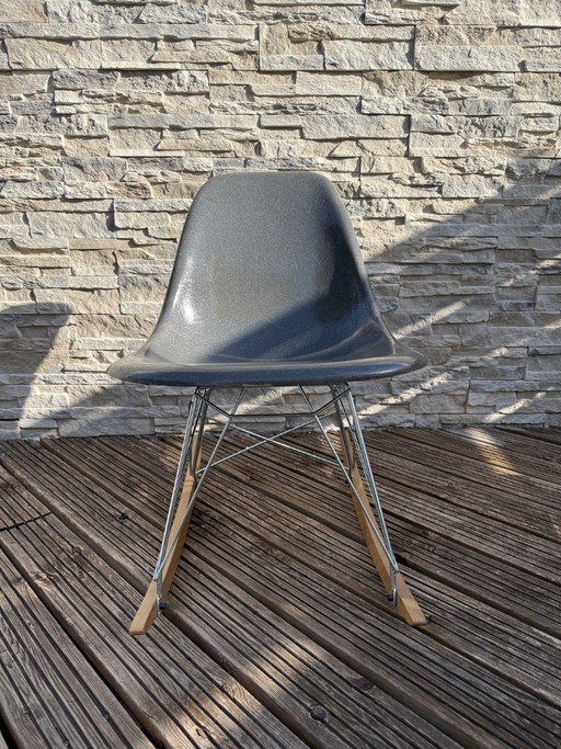 Eames Herman Miller Rocking Chair US 60s No Vitra – draaistoelen, Fiberglass
