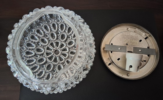 Image 1 of Plafonnier vintage conçu par Helena Tynell pour le fabricant allemand Glashütte Limburg, vers 60/70