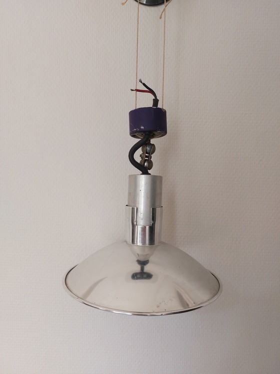 Image 1 of Mid-Century Chrome Ceiling Light/ Wall Light