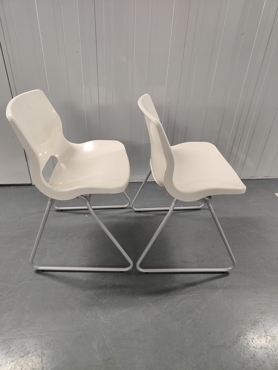 Image 1 of Set aus zwei schwedischen Snille-Stühlen von Svante Schöblom