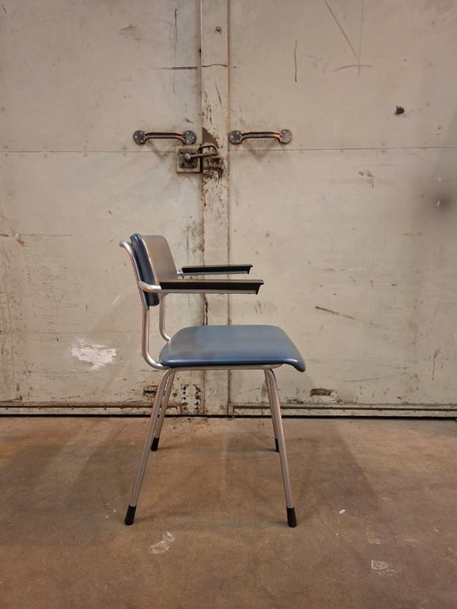 Vintage Gispen chair 1235 1960s blue
