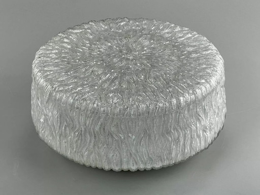 60s 70s Lamp Lamp Plafoniere Flush Mount Glass Space Age Design 70s