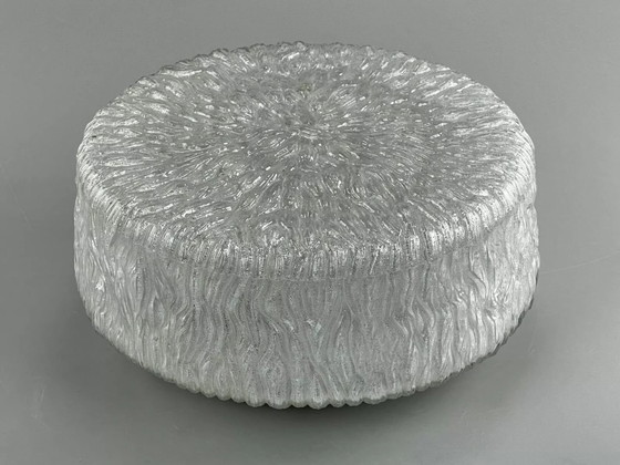 Image 1 of 60er 70er Jahre Lampe Leuchte Plafoniere Flush Mount Glas Space Age Design 70s