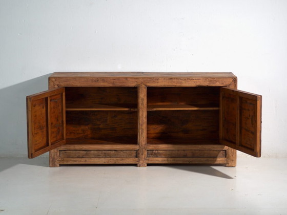 Antique sideboard in pine wood – China, circa 1930 – Iron (photo 40 of 40)