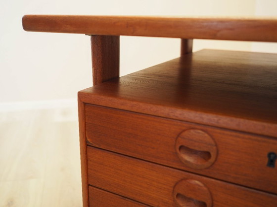 Image 1 of Scrivania in teak, design danese, anni '70, designer: Kai Kristiansen