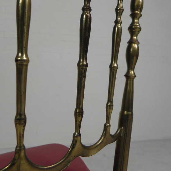 Image 1 of Stuhl im Hollywood-Regency-Stil, Chiavari, 1960er Jahre