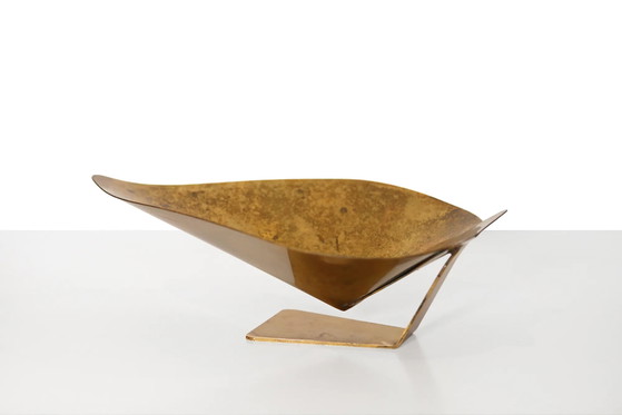 Rare brass Mathieu Matégot vide poche, 1950s – Mategot, Bowls, Mid Century Modern (photo 3 of 11)