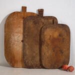 Large antique cutting boards (c.1920). Set of 3 #24 – Kitchen accessories, Rustic (photo 6 of 9)