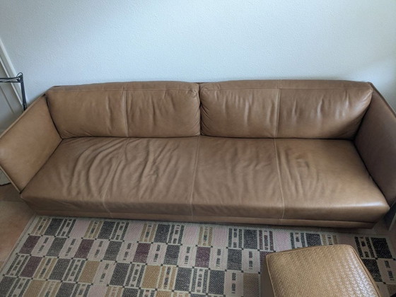 Image 1 of Designer leather sofa in brown – Studio Segers
