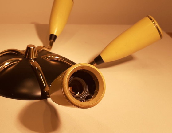 Image 1 of Lampe araignée Sputnik des années 1950. DL.