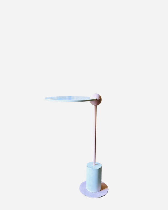 Image 1 of Tavolino "Piccolo" in stile Memphis – Edward Geluk per ArCo, Paesi Bassi, 1984 Girevole