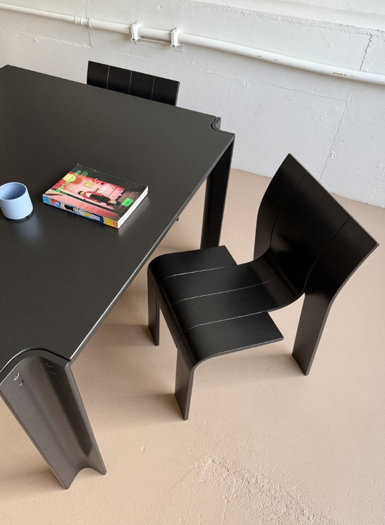 Image 1 of Tavolo e sedie vintage Strip di Gijs Bakker Castelijn anni '70