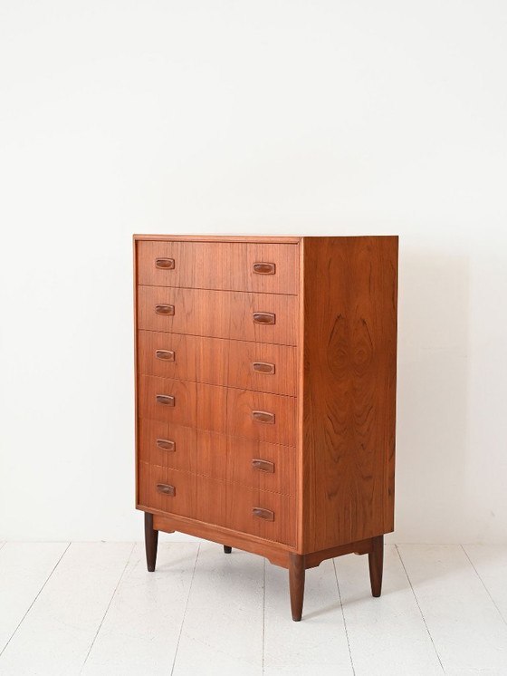 Image 1 of Scandinavische vintage teakhouten voorraadkast Sestina, jaren 1960