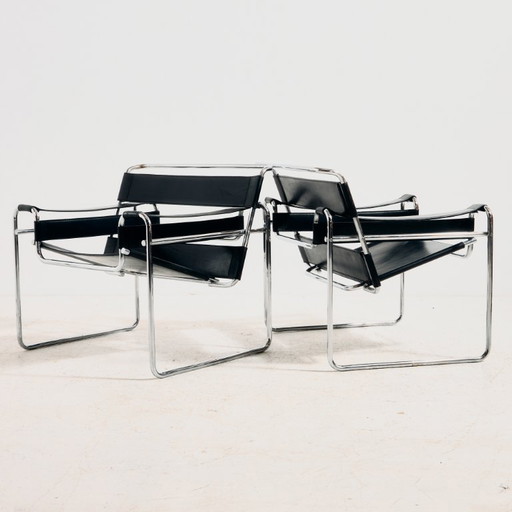 MK11558 B3 / Sedia Wassily di Marcel Breuer per Gavina – fauteuils, Leather