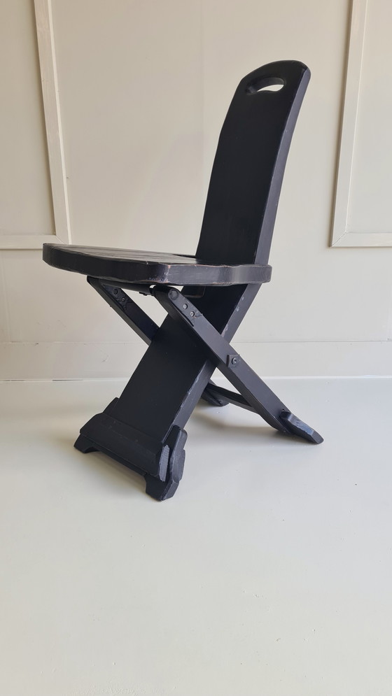 Image 1 of 6 x Unieke Brutalist Eetkamerstoelen – Spaans Design uit de Jaren '60