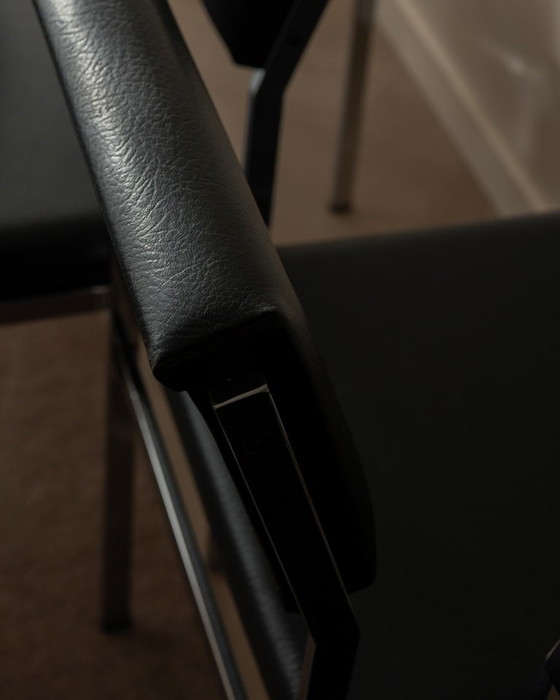 Image 1 of Pastoe SM07 Eetkamerstoelen (set van 4) van Cees Braakman - Nederlands Modernist