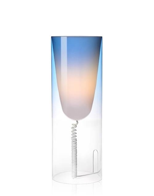 Image 1 of Blue standing table lamp Toobe by Kartell