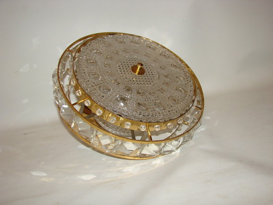 Image 1 of Kristall-Hängeleuchte Proj. Carl Fagerlund für Orrefors, Schweden, 1960er Jahre