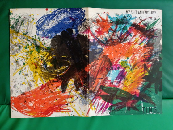 Walasse Ting – "My Shit and My Love: 10 poems" – First Edition, Brussels 1961 – 2 original lithographs (photo 3 of 6)