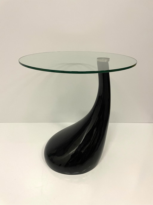 Table d'appoint design en verre