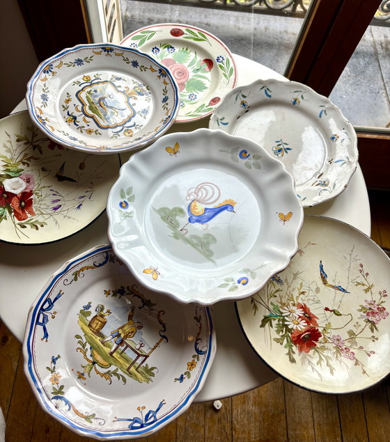 Image 1 of 7 ancient plates Set assorties 