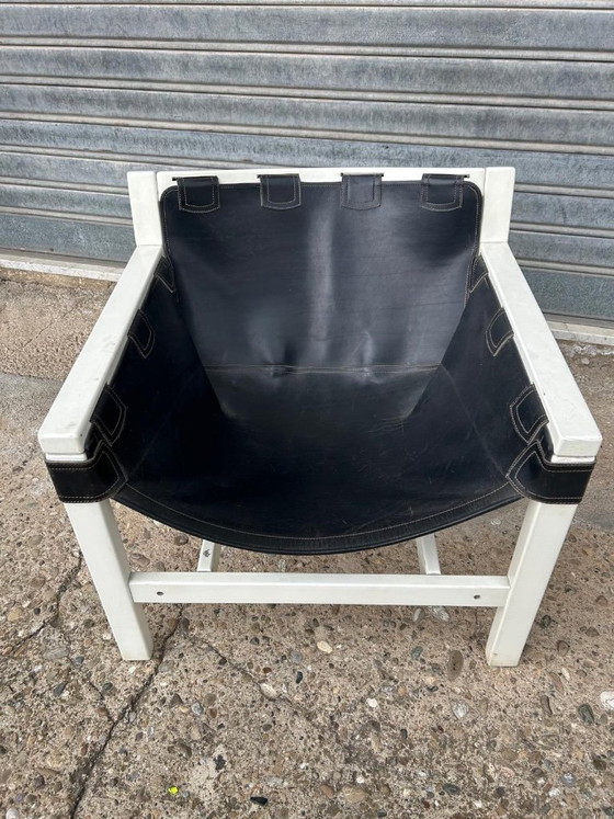 Image 1 of Italian Modern Safari armchair from Carlo Hauner for Forma, 1970’s