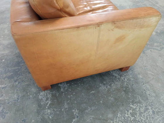Image 1 of Molinari Cognac leather sofa 