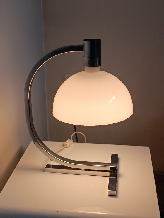 AM/AS-Lampe von F. Albini, A. Piva und F. Helg für Sirrah, 1960er Jahre – Tischlampen, Glass (photo 11 of 12)