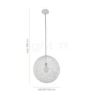 Maceta Bertjan Original Moooi Random Light White - Grande 105 cm