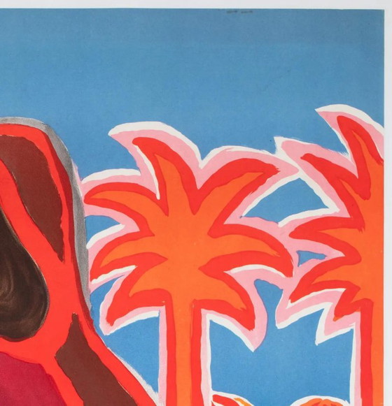 Bernard Villemot - Visitez La Côte D'Azur - Print Arwork – Affiches, Paper (photo 3 of 7)