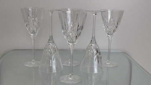 6 x verres à vin en cristal Edinburgh Crystal Romeo