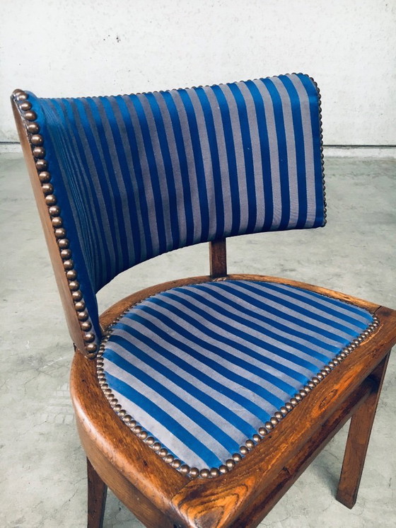 Image 1 of Ensemble de chaises Art Déco à dossier incurvé, France années 1930