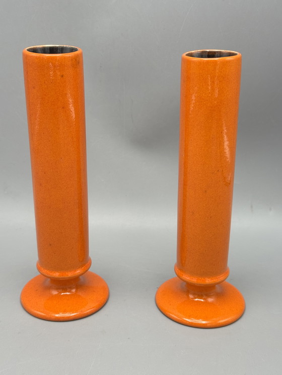 Image 1 of Two vintage ceramic vases