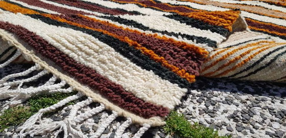 Image 1 of Handgeknoopt Berber kleed wol 242x167cm