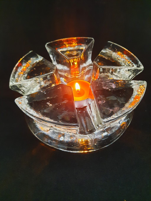 Porte-lampions Walther unique - Elégance en verre