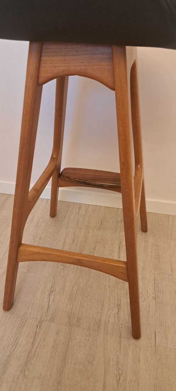Image 1 of Originele Erik Buch OD-61 barkruk – Teak – O.D. Møbler Denemarken – Mid-Century Modern