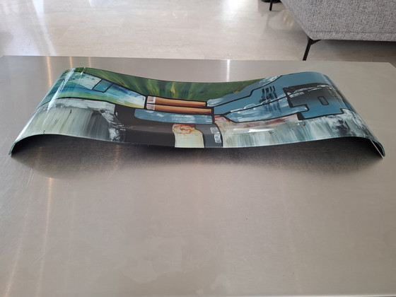 Image 1 of Bellissima ciotola in vetro di design 70 x 24 cm.