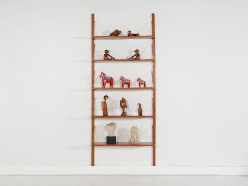 Danish Modular Shelving System in Teak Veneer from the 1970s – boekenkasten, Wood (photo 2 of 16)