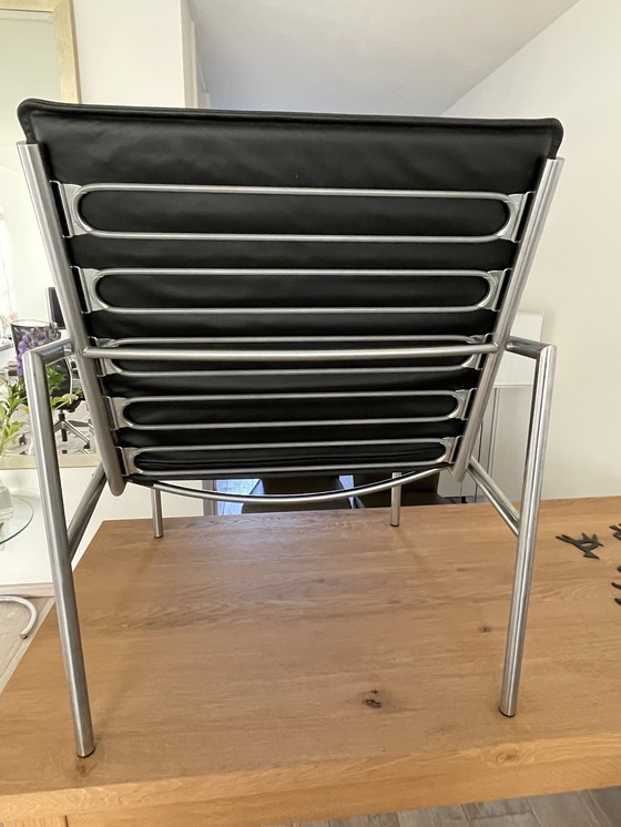 Image 1 of Armchair SZ 03 Ohman 1012-1000 by Martin Visser/Spectrum black leather new condition