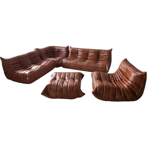 Image 1 of Togo vintage loungeset van Michel Ducaroy voor Ligne Roset, Frankrijk 1970