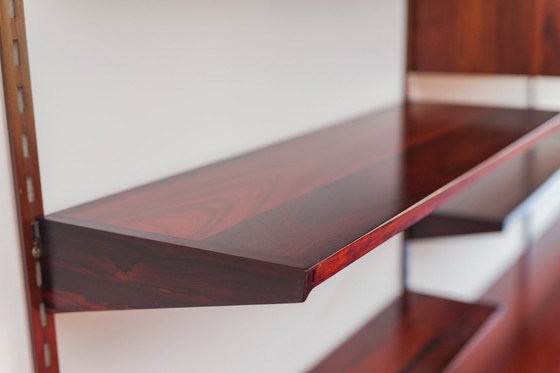 Image 1 of Modularer Wandschrank aus Palisanderholz von Kai Kristiansen für FM Møbler, 1960er Jahre
