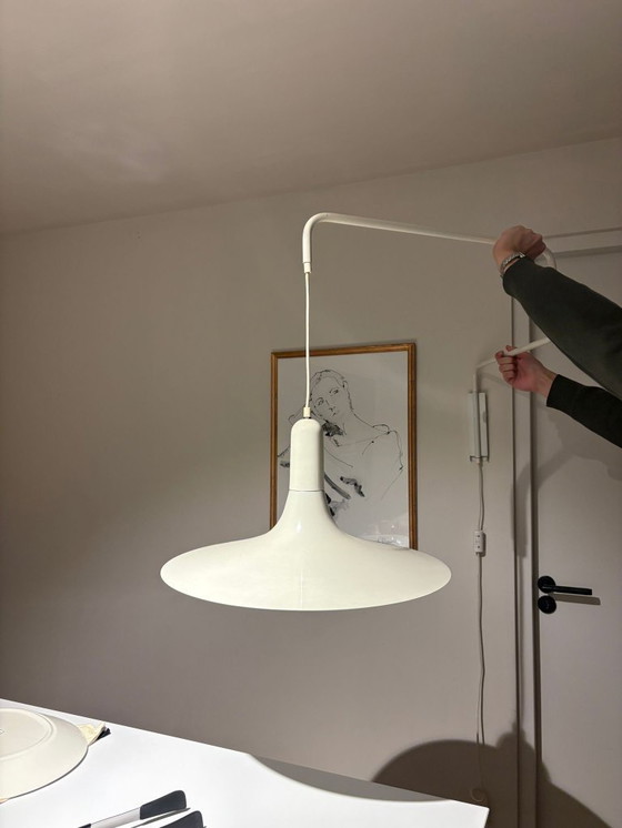 Image 1 of Lampada a bacchetta vintage Hala Zeist grote con heksenhoed kap