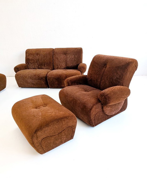 Image 1 of Modular Space Age Sofa Set (8 elements) 1970's 