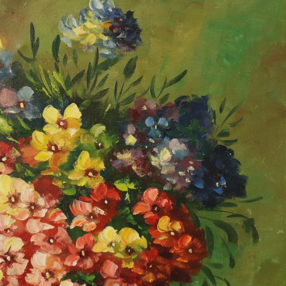 Image 1 of Bunte Blumen Stilleben Malerei