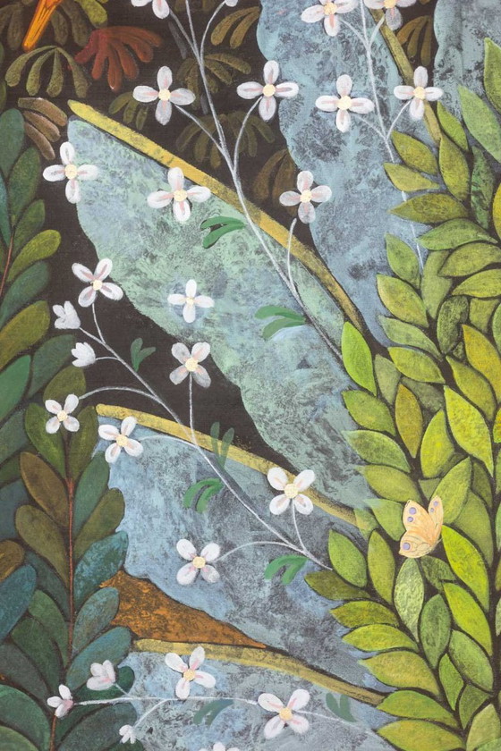 Image 1 of Groot acrylschilderij op linnen canvas. Hedendaags werk.