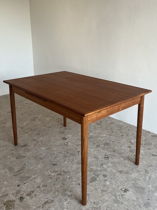 1x Originele "AR Møbler jaren 60" Eettafel Teak Denemarken!!