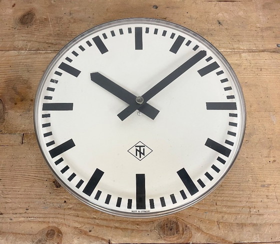 Image 1 of Industrial Station Wall Clock from TN, 1960